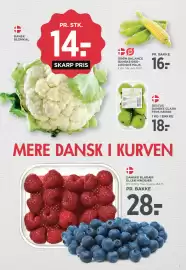 MENY tilbudsavis uge 34 Side 7: Dansk blomkål €14,00, Danske Clara Friis pærer €18,00