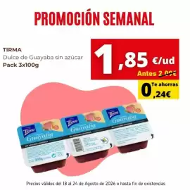 Folleto Tu Trébol Hipermercados semana 34 Página 5: Tirma - dulce de guayaba sin azucar €1,85