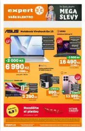 Expert leták týden 34 Strana 1: Horkovzdušná friteza AF 8000 Crusty XL €990,00, Msi notebook cyborg 15 €16.490,00