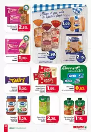 Folleto Spar Tenerife Página 7: Nestlé - chocolatina kit kat original €1,59, La bella easo - croissants €2,15