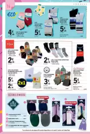 Catálogo E.Leclerc Página 14: Lote 10 calcetines ultracortos. €4,85, Lote 3 calcetines deportivos ultracortos €2,59