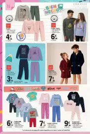 Catálogo E.Leclerc Página 16: Pijama €4,95, Pijama junior €6,95