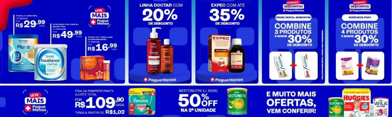 Farmácias Pague Menos (válido até 5-09)