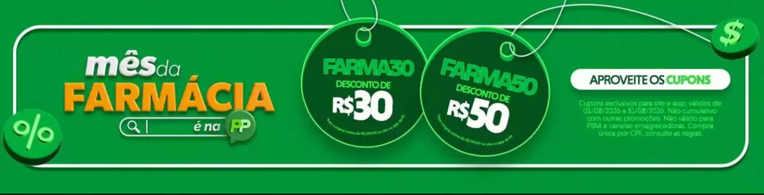 Farmácia Preço Popular (válido até 2-09)