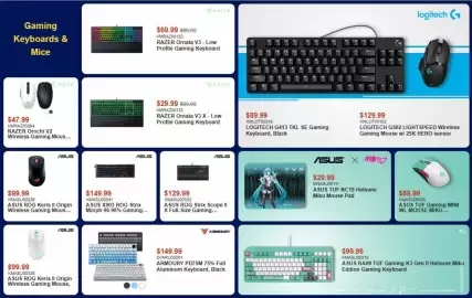 Canada Computers flyer Page 7: Asus rog keris ii origin wireless gaming mouse €99,99