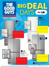 The Good Guys catalogue Page 2: LG 589L French Door Refrigerator, LG 420L Bottom Mount Refrigerator