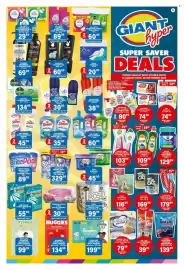 Giant Hyper catalogue Page 5: Pampers ultra skin comfort €199,99, BritePods Tough Stain Remover Laundry Pods €89,99
