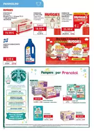 Volantino Prenatal Pagina 28: Huggies Starter Kit €19,99, Pampers Progressi Mutandino €39,99