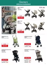 Volantino Prenatal Pagina 9: Trio G-Light Beige €349,00, Passeggino G-Touch Beige €139,00