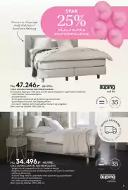 Seng reklamblad vecka 34 Sida 3: Auping Kiruna kontinentalseng €47.246,00, Auping Comfort kontinentalseng €34.496,00