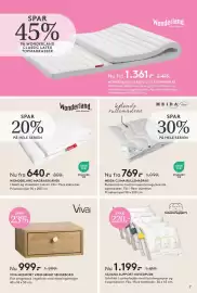Seng reklamblad vecka 34 Sida 7: Wonderland classic latex topmadras €1.361,00, Wonderland madrasskåner €640,00
