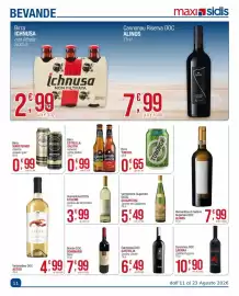 Volantino Maxi Sidis Pagina 11: Vermentino Superiore DOCG Giogantinu €5,49, Cannonau DOC Sartiglia Cantina Contini €6,49