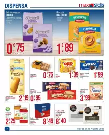 Volantino Maxi Sidis Pagina 7: Cereali Fitness Nestlé cioccolato €3,99, Oro Saiwa €1,39