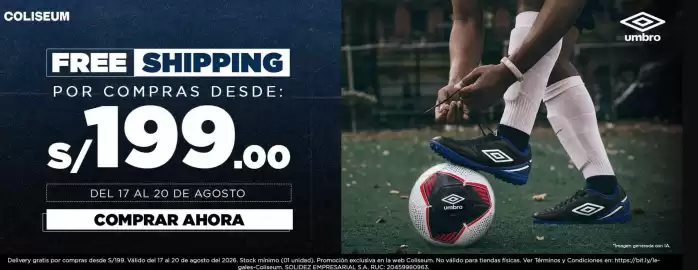 Catálogo Umbro Página 1