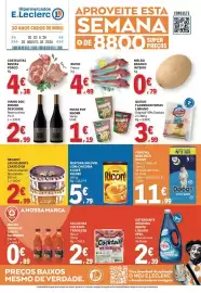 Folheto E.Leclerc Página 1: Pasta pot Knorr €1,19, Fraldas bebé seco dodot €11,99