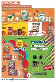 Folheto E.Leclerc Página 18: Pão de forma artesano bimbo €2,39, Snack b-ready nutella €2,69