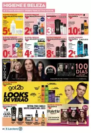 Folheto E.Leclerc Página 26: Lâminas depilatórias twin lady bic €0,99, Gel de barbear aloe vera gillette €4,39
