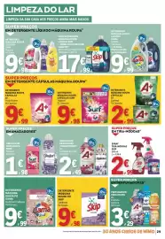 Folheto E.Leclerc Página 29: Detergente máquina roupa pó skip lavanda €9,98, Perfumador para roupa A+ Essência púrpura €3,29