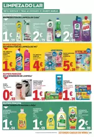Folheto E.Leclerc Página 31: Luvas duplex €0,93, Lava tudo cif lavanda €2,09