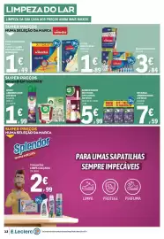 Folheto E.Leclerc Página 32: Vileda molas da roupa €3,84, Recarga ambientador air wick lavanda €7,59