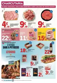 Folheto E.Leclerc Página 6: Fiambre da perna extra nobre €15,99, Presunto serrano sem osso elpozo €2,29