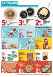 Folheto E.Leclerc Página 7: Queijo curado dop ralado queijo são jorge €1,79, Queijo edam fatias montanhês €1,74