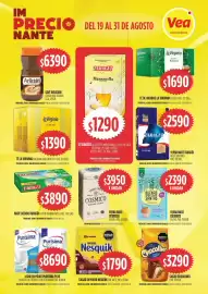 Catálogo Supermercados Vea Página 4: Taraguí - yerba mate 4flex sin palo €2.590,00, Natura - yerba mate cósmico €2.390,00