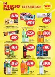 Catálogo Supermercados Vea Página 8: Talca - gaseosa €1.790,00, Villavicencio - agua sin gas €1.950,00