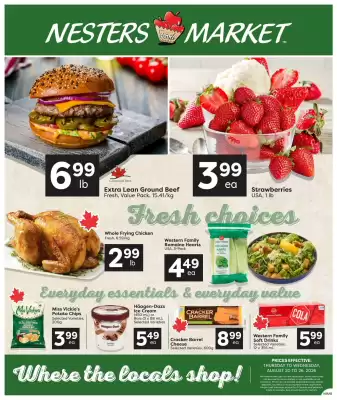 Nesters Market flyer (valid until 26-08)