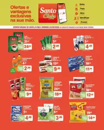 Catálogo Santo Supermercados semana 34 Página 2: Amendoim japonês mendorato €18,99, Salada mista la vita €3,99
