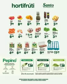 Catálogo Santo Supermercados semana 34 Página 4: Ovos Brancos Tonon Grande €11,99, Salada Primavera Mix La Vita €4,49