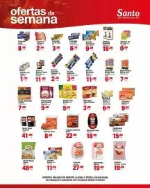 Catálogo Santo Supermercados semana 34 Página 9: Bacon Seara Gourmet Tablete €41,99, Biscoito club social €9,99
