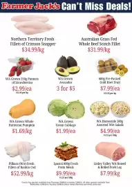 Farmer Jack's catalogue week 34 Page 1: Gold Kiwi Fruit €7,99, WA Grown Green Cabbage €1,99