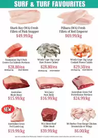 Farmer Jack's catalogue week 34 Page 2: WA Juicy Pork Belly €16,99, Australian Blade Roast €15,99