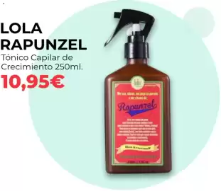 Catálogo PrimaPrix semana 34 Página 4: Lola Rapunzel Tónico Capilar de Crecimiento €10,95