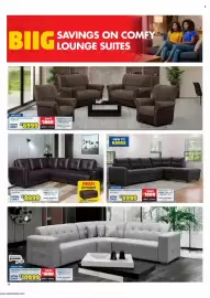 Russells catalogue Page 12: BALLITO CORNER LOUNGE SUITE €8.999,00, Sabrina 2 Piece Corner Lounge Suite €9.999,00
