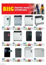 Russells catalogue Page 2: DEFY 9KG WHITE TWIN TUB DTT169 €3.199,00, Hisense 14KG TOP LOADER PREMIUM €5.999,00