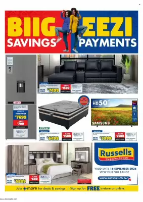 Russells (valid until 16-09)