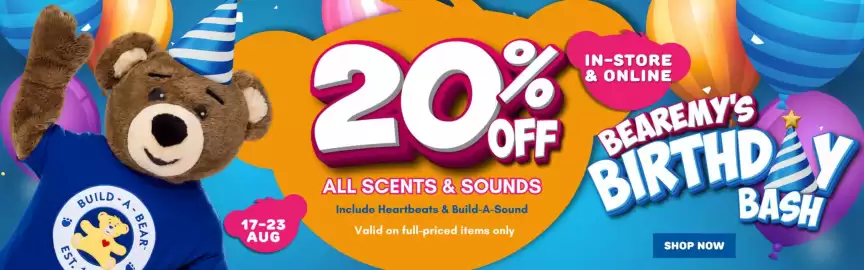 Build-A-Bear catalogue Page 1