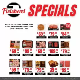 Fleisherei catalogue Page 1: BONELESS PORK RIB BURGER €79,99, BONELESS PORK RIB BURGER €79,99