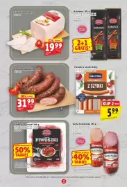 Prim Market gazetka tydzień 34 Strona 2: Parówki z szynki Tarczyński €5,99, Kietbaski Piwoszki Pekpol €11,25