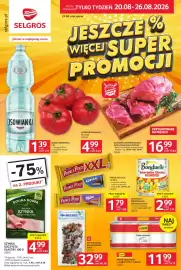 Selgros gazetka tydzień 34 Strona 1: Karkówka na grilla €17,84, Papier toaletowy TOPSELLER €14,75