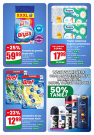 Dino gazetka tydzień 34 Strona 6: Papier toaletowy Regina rumiankowy €17,99, Zawieszka do wc Bref Power Aktiv €12,99