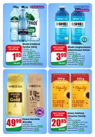 Dino gazetka tydzień 34 Strona 2: Kawa ziarnista Woseba €49,99, Woda źródlana Żywiec Zdrój €1,65
