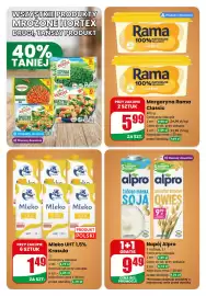 Dino gazetka tydzień 34 Strona 4: Napój Alpro €4,74, Mleko UHT 1,5% Krasula €1,49