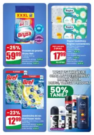 Dino gazetka tydzień 34 Strona 6: Papier toaletowy Regina rumiankowy €17,99, Zawieszka do wc Bref Power Aktiv €12,99