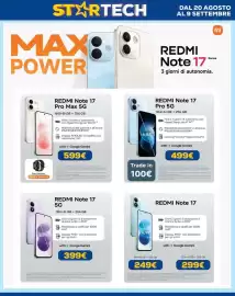Volantino DIMOStore Pagina 10: Redmi Note 17 €249,00, Redmi Note 17 Pro 5G €499,00
