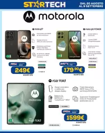 Volantino DIMOStore Pagina 9: Moto g77 €249,00, Motorola razr fold €1.599,00