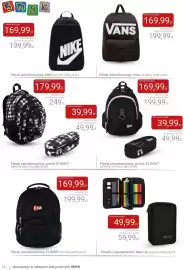Smyk gazetka Strona 16: Plecak czterokomorowy, ST.RIGHT €169,99, Plecak jednokomorowy, Nike €169,99
