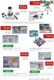 Smyk gazetka Strona 27: Teleskop, SMIKI €79,99, Mikrosko elektryczny, SMIKI €99,99